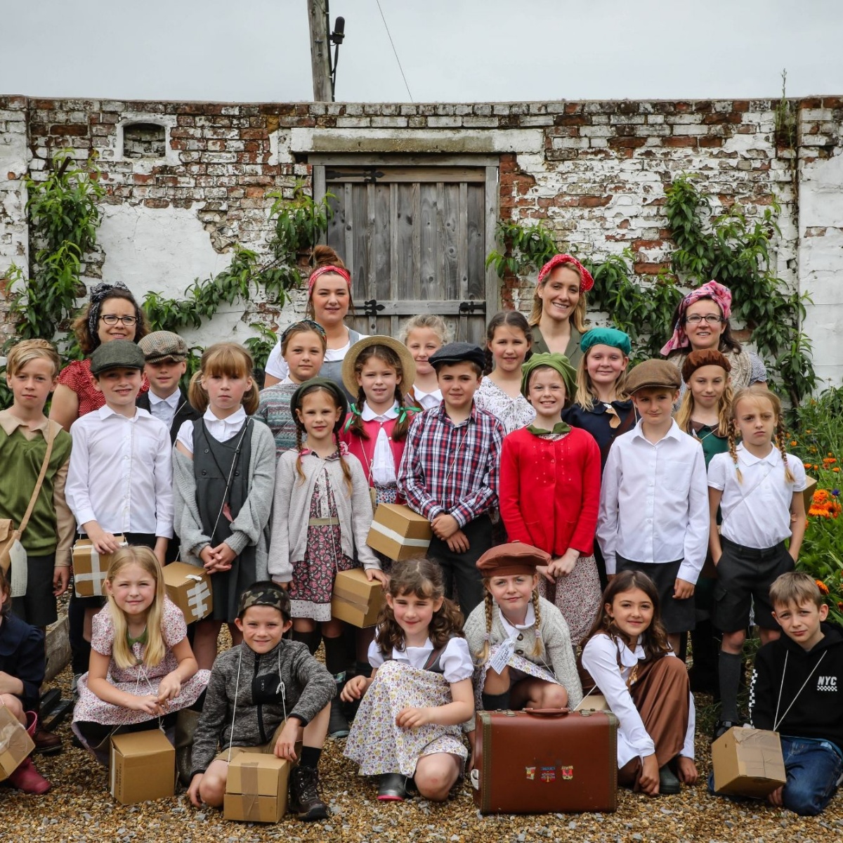 evacuee childrens clothing